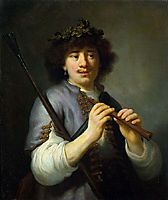 Rembrandt as Shepherd, 1636, rembrandt