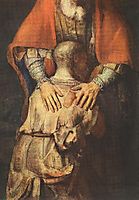 The Return of the Prodigal Son, detail, 1669, rembrandt