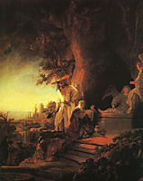 The Risen Christ Appearing to Mary Magdalen, 1638, rembrandt