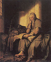 Saint Paul In Prison, 1627, rembrandt