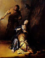 Samson And Delilah, 1628, rembrandt