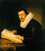 A scholar, 1631, rembrandt