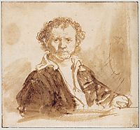 Self-portrait, 1637, rembrandt
