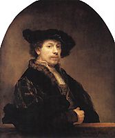 Self-Portrait, 1640, rembrandt