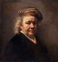 Self-portrait, 1669, rembrandt