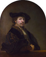 Self-portrait at the Age of 34, 1640, rembrandt