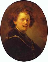 Self-portrait Bareheaded, rembrandt