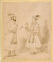Shah Jahan and Dara Shikoh, rembrandt