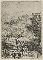 The Shepards in the Woods, 1644, rembrandt