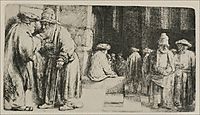 The Synagogue, rembrandt