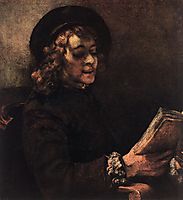 Titus Reading, rembrandt