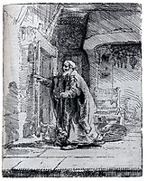 Tobit Going To Greet Tobias, rembrandt
