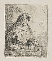 The Virgin with the instruments of the passion, rembrandt