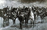 Cavalry in an Arizona Sandstorm, 1889, remington