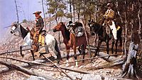 Prospecting for Cattle Range, 1889, remington