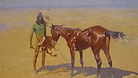 Ridden Down (detail), 1906, remington