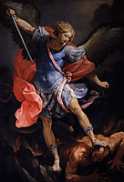 The Archangel Michael defeating Satan, 1635, reni