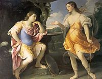 Encounter of Bradamante and Fiordispina, 1635, reni