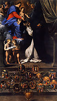 Rosary Madonna, 1598, reni