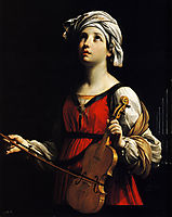 St Cecilia, 1606, reni
