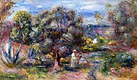 Aloe, Picking at Cagnes, 1910, renoir