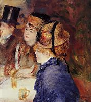 At the Cafe, 1877, renoir