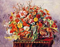 Basket of Flowers, 1890, renoir