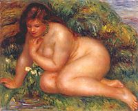 Bather Admiring Herself in the Water, c.1910, renoir