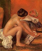 Bather Drying Her Feet, 1907, renoir