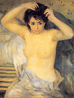 Bust of woman, 1872-1875, renoir