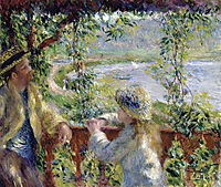 By the Water (Near the Lake), c.1880, renoir