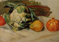 Cauliflower and Pomegranates, c.1890, renoir