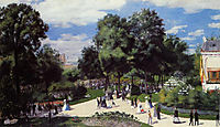 The Champs Elysees during the Paris Fair of 1867, 1867, renoir
