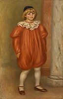 Claude Renoir in clown, 1909, renoir