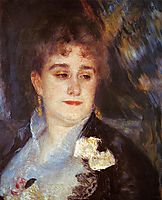 First Portrait of Madame Georges Charpeitier, 1877, renoir