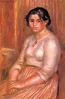 Gabrielle Seated, c.1895, renoir