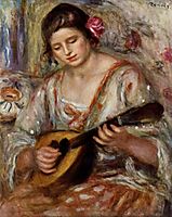 Girl with a Mandolin, 1918, renoir