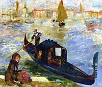 Gondola, 1881, renoir