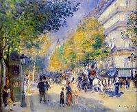 The Great Boulevards, 1875, renoir