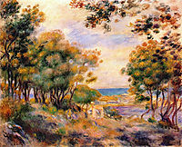 Landscape at Beaulieu, 1899, renoir