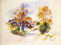 Landscape with Trees, c.1886, renoir