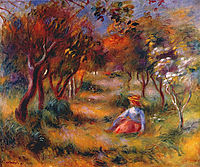 Le Jardin de la Poste (Cagnes), 1906, renoir