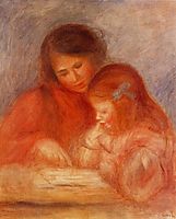 The Lesson, c.1900, renoir