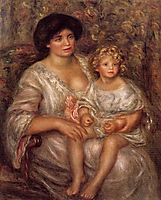 Madame Thurneyssan and Her Daughter, c.1910, renoir