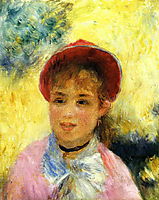 Modele from the Moulin de la Galette, 1876, renoir