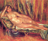 Nude on a Couch, renoir