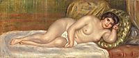 Nude woman lying, 1906-1907, renoir