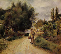 On the Banks of the River, 1895, renoir