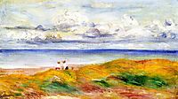 On a Cliff, 1880, renoir