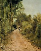 On the Path, 1872, renoir